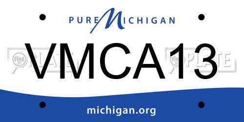 VMCA13 Michigan License Plate