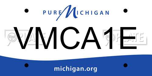 VMCA1E Michigan License Plate