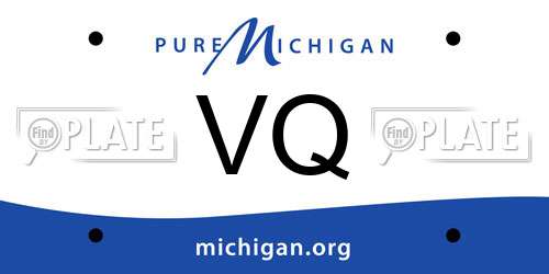 VQ Michigan License Plate