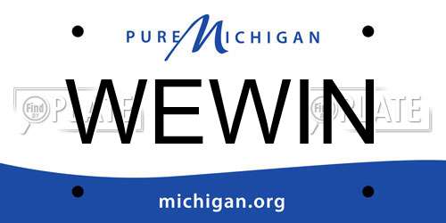 WEWIN Michigan License Plate
