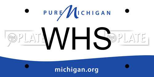 WHS Michigan License Plate