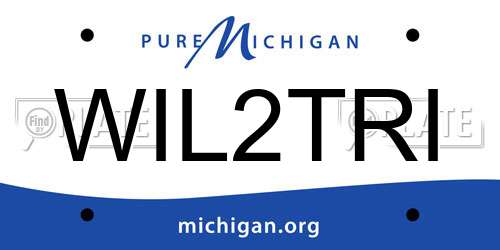 WIL2TRI Michigan License Plate