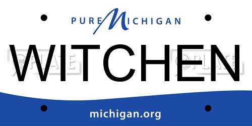 WITCHEN Michigan License Plate