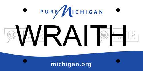 WRAITH Michigan License Plate