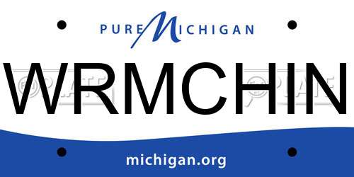 WRMCHIN Michigan License Plate