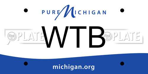 WTB Michigan License Plate
