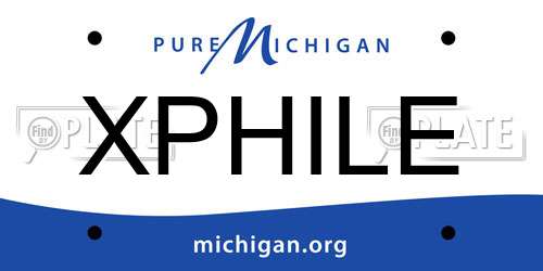 XPHILE Michigan License Plate