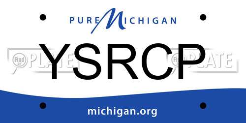 YSRCP Michigan License Plate