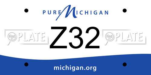 Z32 Michigan License Plate
