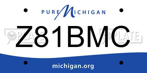 Z81BMC Michigan License Plate