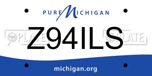 Z94ILS Michigan License Plate