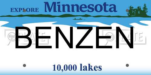 BENZEN Minnesota License Plate