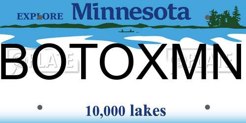 BOTOXMN Minnesota License Plate
