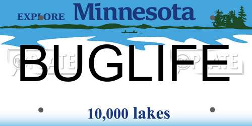BUGLIFE Minnesota License Plate