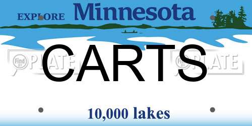 CARTS Minnesota License Plate