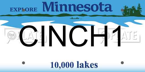 CINCH1 Minnesota License Plate