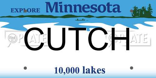 CUTCH Minnesota License Plate