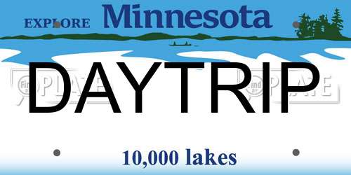 DAYTRIP Minnesota License Plate