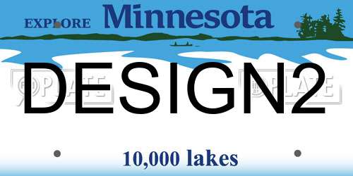 DESIGN2 Minnesota License Plate