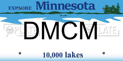 DMCM Minnesota License Plate