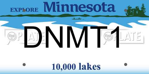 DNMT1 Minnesota License Plate