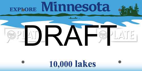 DRAFT Minnesota License Plate