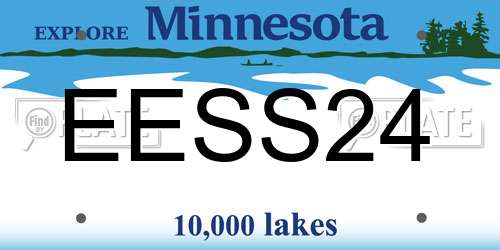 EESS24 Minnesota License Plate