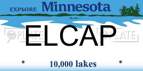 ELCAP Minnesota License Plate