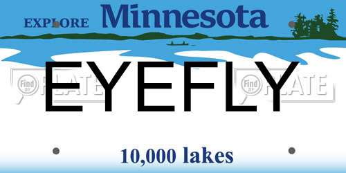 EYEFLY Minnesota License Plate