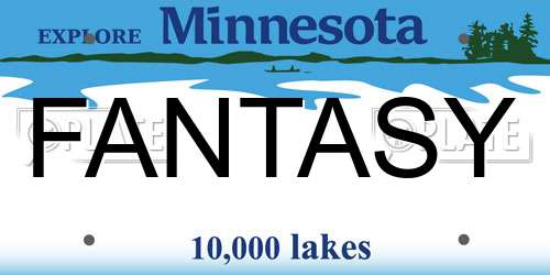 FANTASY Minnesota License Plate