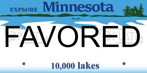 FAVORED Minnesota License Plate