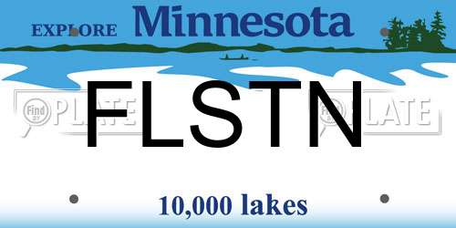 FLSTN Minnesota License Plate