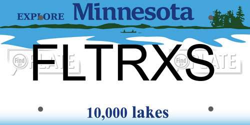 FLTRXS Minnesota License Plate