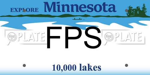 FPS Minnesota License Plate