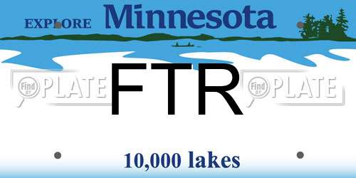 FTR Minnesota License Plate