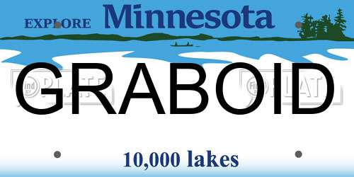 GRABOID Minnesota License Plate