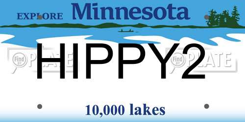HIPPY2 Minnesota License Plate