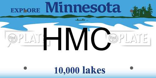 HMC Minnesota License Plate