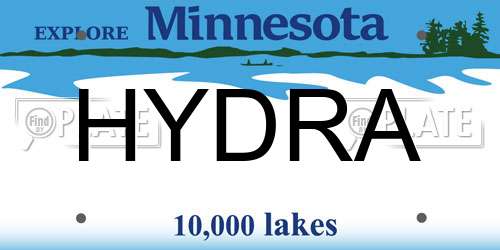 HYDRA Minnesota License Plate