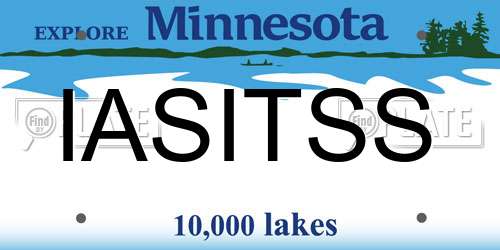 IASITSS Minnesota License Plate