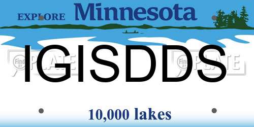 IGISDDS Minnesota License Plate
