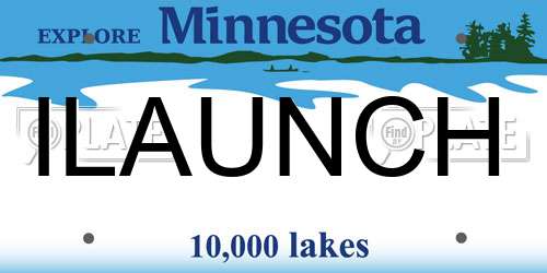 ILAUNCH Minnesota License Plate