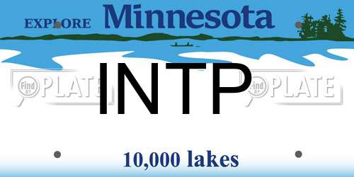 INTP Minnesota License Plate