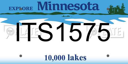 ITS1575 Minnesota License Plate