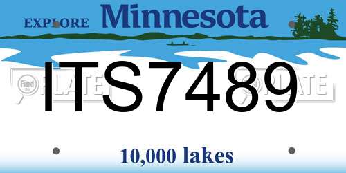 ITS7489 Minnesota License Plate