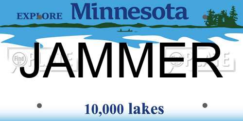 JAMMER Minnesota License Plate