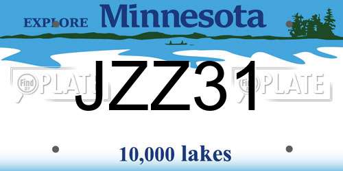 JZZ31 Minnesota License Plate