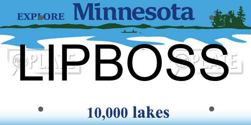 LIPBOSS Minnesota License Plate