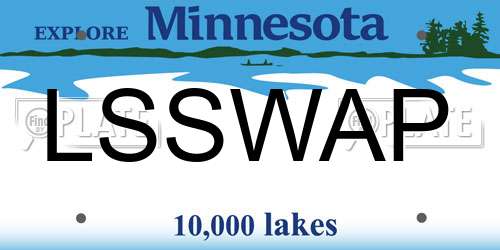 LSSWAP Minnesota License Plate