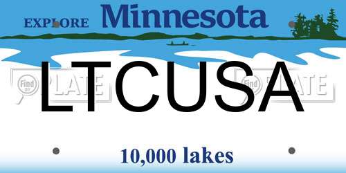 LTCUSA Minnesota License Plate